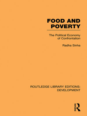 cover image of Food and Poverty